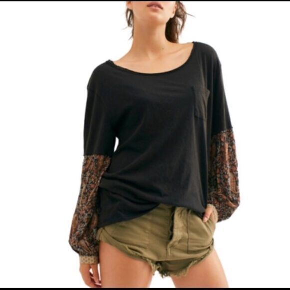 NWOT free people top size XS oversize - Picture 1 of 8